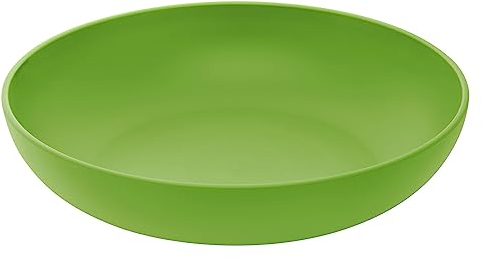 Magu Natur-Design Obstschale Grün Ø 26 cm aus einem Polymer aus natürlichen Materialien Servierschüssel Salatschüssel Obstschüssel