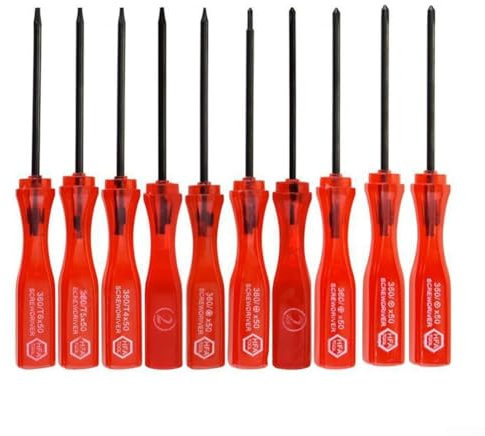 Lot de 10 tournevis TriWing de qualité supérieure pour Wii, DS Lite N, DSL