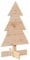 vidaXL Weihnachtsbaum, Tannenbaum Holz zum Schmücken, Christbaum Holzbaum DIY Weihnachten Dekoration, Dekobaum Weihnachtsdeko, 60cm Massivholz Kiefer
