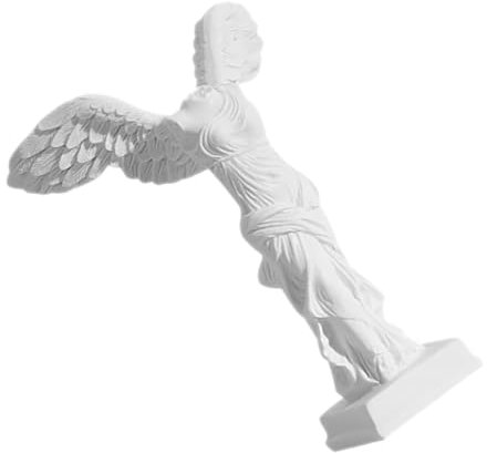 PRETYZOOM Geflügelte Victoria Skulptur aus Kunstharz Antike Römische Siegesgöttin Statue 13cm Wohn und Schlafzimmer Dekoration
