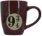 GWCC Taza de cerámica con licencia de Harry Potter Platform 9 3/4, color granate, estación de Kings Cross
