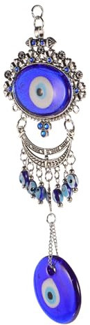 SOIMISS Wandbehang Nazar Mit Blauem Teufelsauge Langlebige Perlen Für Büro Und Zimmerdeko Türkischer Glücksbringer Als Fenster Und Autospiegelanhänger