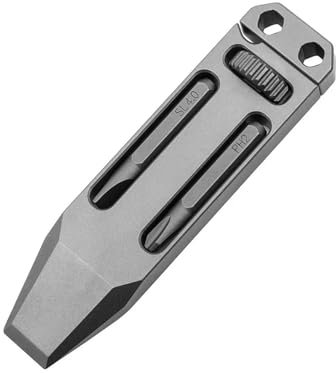 Mini Brecheisen Metall Multi-Tool, 4 in 1 kompakter Taschenratschenschlüssel EDC-Werkzeug