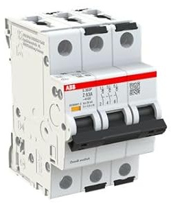 ABB S300P Leitungsschutzschalter Typ Z, Pol 3 63A 415V, Abschaltvermögen 25 kA System Pro M Compact