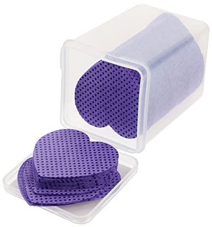 DINHEAROM 200 Sheets Nail Polish Remover Wipes Heart-Shaped Lint Cleaning Pads for Gel Nails Travel-Friendly Manicure Supplies for Easy Removal