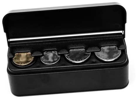 Angoily Münzbox Aus Kunststoff Münzaufbewahrungsbox Für Kleingeld Münzhalter Für Auto Und Büro Kompakte Geldaufbewahrung Zum Sortieren Und Organisieren Von Münzen 11.50 X 4.00 X 3.50 cm