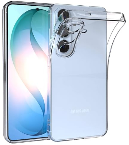 EAZY CASE - Handyhülle Silikon kompatibel mit Galaxy S26 - stoßfeste Schutzhülle dünne Handyhülle für Galaxy S26 Hülle Fallschutz Cover schlankes Silicone Case in Transparent