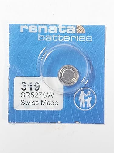 One (1) x Renata 319 Sr527 W Oxyde d'argent Piles pour Montre 1,55 V