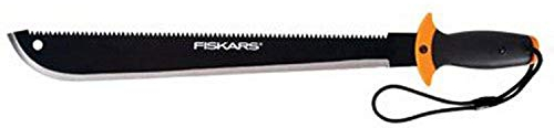 Fiskars Machete Säge, gehärtete Stahlklinge, Einhandgriff mit gesichertem Handgelenkband, 45,7 cm