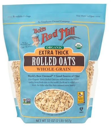 Bob's Red Mill Organic Thick Rolled Oats , 32oz