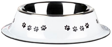 Classic Pet Products Classic Posh Paws Non Tip Dish, 500 ml, White