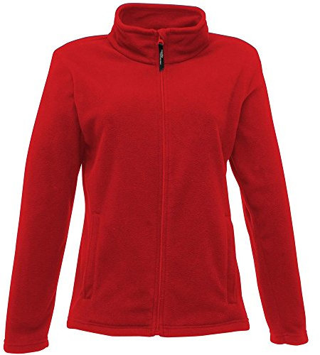 Regatta Women's Micro Full Zip Fleece - Size 12 - Classic Red