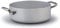 Pentole Agnelli Linea Alluminio Casseruola Alta, Fondo a Induzione con Due Maniglie, Acciaio, 20 cm