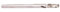 Draper 53056 Spare HSS Holesaw Pilot Drill Bit for HSA1/HSA/SDS, 6.35mm Ø x 81mm