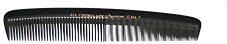 HERCULES SÄGEMANN - 623-394 Herren Taschenkamm | Herren Kamm mit grober und feiner Zahnteilung | Für Styling von Männer-Frisuren | Größe: 7 Zoll