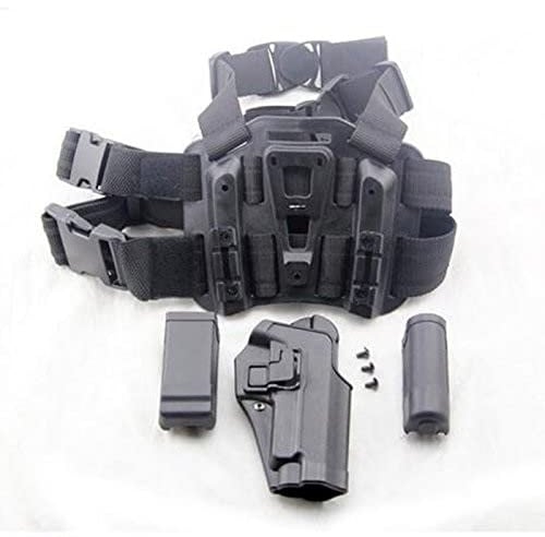 HANSTRONG GEAR Taktischer Schenkel rechts Beinholster mit Magazin Taschenlampe SIG SAUER P226 P228 P229 (Schwarz)
