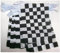 AZ FLAG - Guirlande Drapeau Damier noir et blanc - 12 Mètres Avec 20 Drapeaux À Damiers - Course Automobile - Formule 1 De 45x30 cm - Fanions 100% Polyester - 200g
