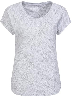 Mountain Warehouse Retreat Womens Slouch T-Shirt White Women's Size 8