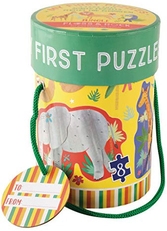 Floss & Rock Meine ersten Puzzles – 3, 4, 6 und 8 Puzzles (Dschungel)