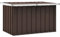 vidaXL Caja de almacenaje para jardín marrón 109x67x65 cm