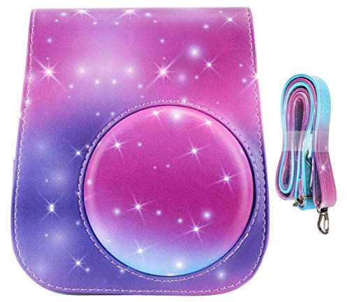 Yosuny Funda Protectora Compatible con la cámara instantánea Fujifilm Instax Mini 11, Bolsa de Transporte de Cuero con Bolsa de Almacenamiento y Correa para el Hombro
