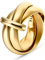 JETTE Damen-Damenring 925er Silber 55, Gelbgold 32015362