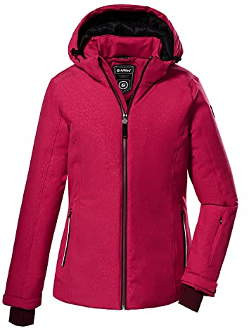 Killtec Damen Ksw 111 Wmn Jckt Skijacke Funktionsjacke mit abzippbarer Kapuze und Schneefang, Rosa, 42 EU