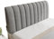 QARIDO Bettkopfabdeckung Verdicken Gesteppt Kopfteilbezug Protektor Einfarbiges Design Bett Kopfteil Bezug, Dehnbar, Waschbar, Abnehmbar, Für Schlafzimmer (Color : Grau, Size : 140cm)