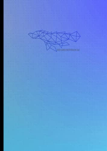 Dot Grid Notebook A4: 5mm Dotted Notebook Numbered Pages 100 Pages (50 Sheets) Softcover : For Writing, Sketching , Taking Notes And More : Dot Grid Paper A4