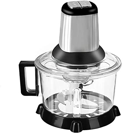 Hachoir à Viande électrique 5L 220V 50Hz 200-300W Blender Hachoir Mélangeur Robot culinaire Machine (Couleur : Plastique Taille : 5L) (Couleur : Acier, Taille : 5L) (Steel 5L)