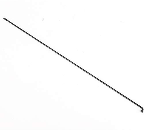 Dioche 26 Zoll Fahrradspeichen Fahrradspeichen #45 Stahl 36-teiliges Set Stahl Mountainbike Fahrradspeichen W Nippel Schwarz 259 Mm (Schwarz)