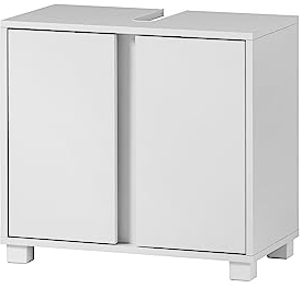 Schildmeyer Waschbeckenunterschrank Dex 155113, weiß matt, 60,2 x 33 x 56 cm