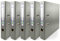Netuno 5x Ring-Buch grau DIN A4 2-Ring-Mechanik 5cm Ringmappe a4 schmaler Aktenordner a4 schmal Aktenordner dünn Kunststoffordner a4 einfarbig Ordner Dokumente Ringbuch Ordner Schulordner