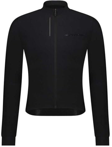 SHIMANO Unisex S-phyre L.s. Thermal Jersey Trikot, Schwarz, L