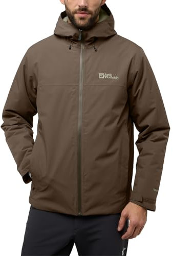 Jack Wolfskin Herren Wisper Ins Jkt M, Cold Coffee, 3XL EU