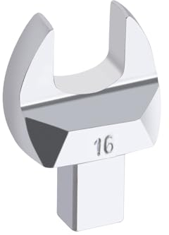 ATsafepro Open-End Socket Tool Torque Open-End Spanner, 9 x 12 mm Insertion Spanner Interchangeable Torque Wrench 16 mm