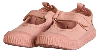 Sterntaler Halbschuh Uni - Mädchen Baby und Kleinkind Schuhe aus Baumwolle - modischer Halbschuh mit Klettverschluss - Kinder Sommerschuh mit Rutschfester Sohle