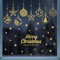 4 Blatt Weihnachten Fensterbilder Weihnachtskugeln Elch Doppelseitig Fensterdeko Wiederverwendbar Fenstersticker Selbstklebend Fenster Aufkleber Deko Winter für Glas Kinderzimmer Fensterfolie