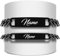 Hochwertige Edelstahl Partnerarmbänder – 2 personalisierte Armbänder mit Gravur und Namen für Paare, Männer und Frauen – Allergikerfreundlich, in Silber, Gold und Schwarz
