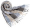 Boniyeah Damen Karierter Pashmina Schal - Langer Weicher Warmer Winterschal mit Quasten für Damen (Blau)