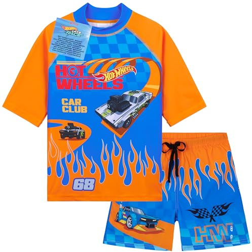Get Trend Minecraft | Pokemon Swimsuit Set for Boys Teenagers 2 Pcs with Swimming Trunks Boys Rash Vest for Swimming Beach Trip Holiday Essentials