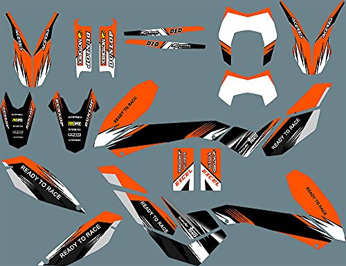MXP Kit grafico adesivo per moto da cross compatibile con KTM SMCR 690 2008 2009 2010 2011