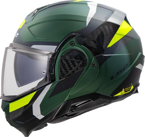 LS2, Modularer Motorradhelm ADVANT II TRIPLE Olive, XXL