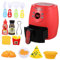 Toyvian Freidora de aire caliente, juego de cocina de juguete con función de cambio de color, juguete de cocina interactivo ideal para juegos de rol y experiencias de cocina creativas, perfecto para