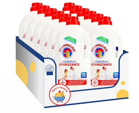 Detersivo igienizzante lavatrice 28 lavaggi – 1260 ml – Variazioni 4/8/12 Pezzi (12)