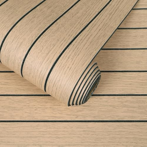 CHIHUT Panneaux muraux en bois à lattes en bois 3D flexibles 3D pour décoration murale intérieure, autocollants, amovibles, panneaux muraux en vinyle épais pour arrière-plan TV de ferme, 30,5 x 200,7