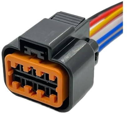 XIOKLM 8Pin PB625-08027 PB621-08020 Auto/Headlight Vehicle Plug Wiring Harness Car Electronic Waterproof Connector(8Pin Female,1 Pc)