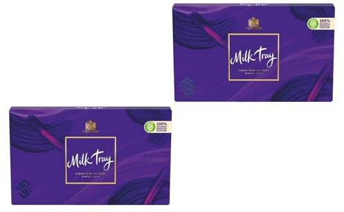 Milk Tray Assorted Milk Chocolates Selection Box, 78g, 2 Pack, Gift for Birthday, Thank You, Christmas, Valentine's, Anniversary