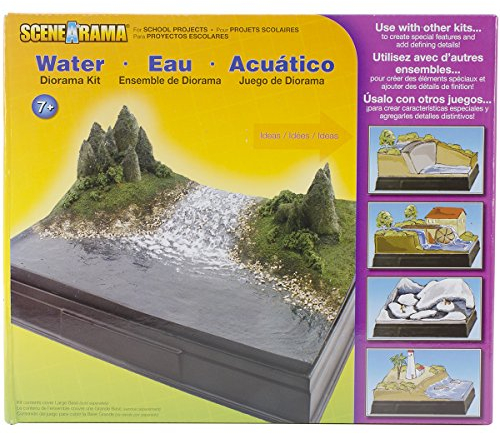 Woodland Scenics SP4113 Lernbausatz Wasserlauf Wassergestaltung Diorama Modelleisenbahn Kit Water Multicolor Layout Spur Z N TT H0