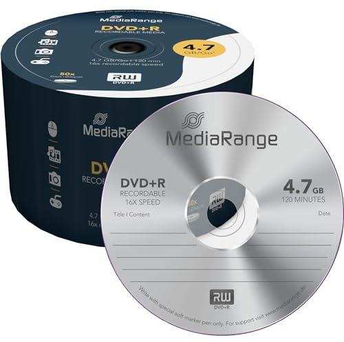 MediaRange DVD-Rohlinge DVD+R 4,7 GB